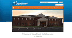 Desktop Screenshot of marshallcohealthdepartment.com